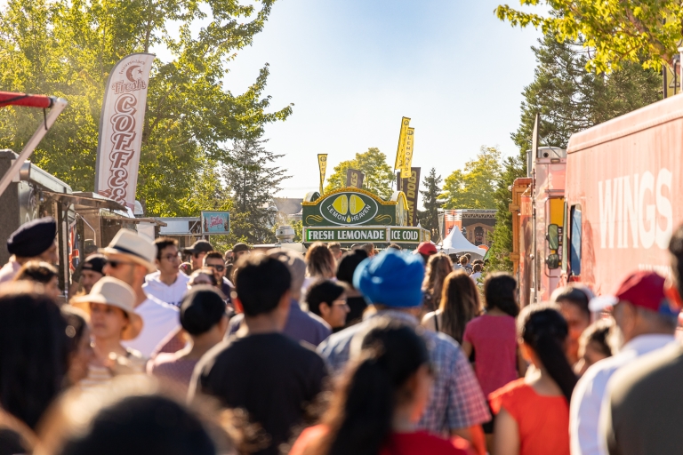 food trucks at Surrey Canada Day